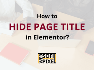 Read more about the article How To Hide Page Title In Elementor Website